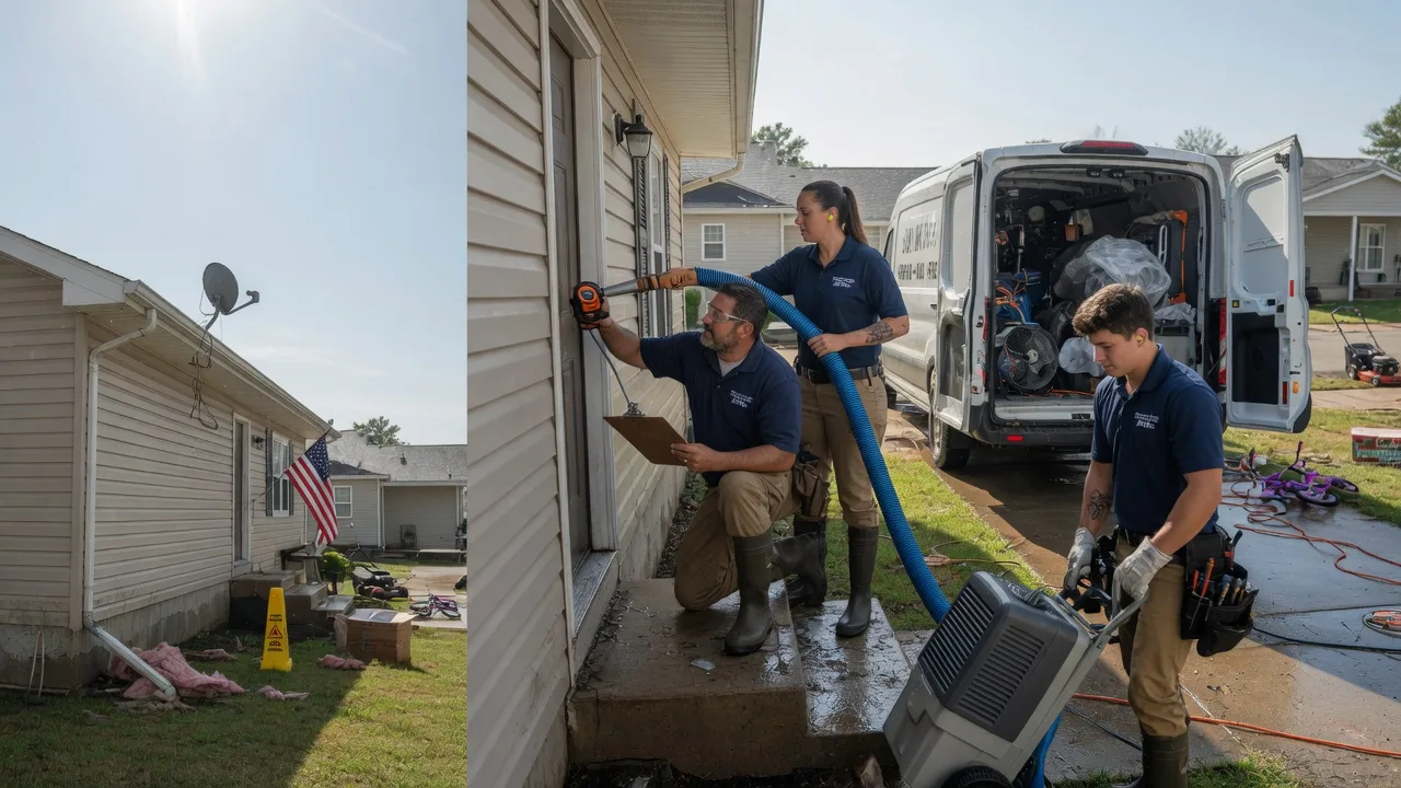 Ceiling Water Damage Restoration in Iberia, OH near me